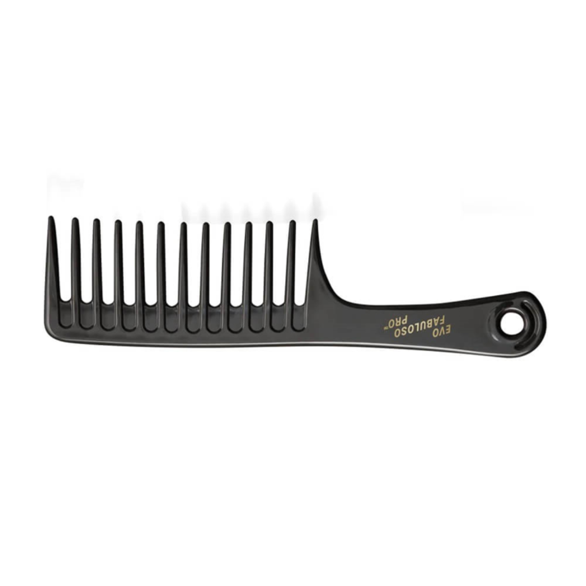 Evo Fabuloso Detangling Hair Black Comb Plastic