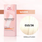 Wella Shinefinity Zero Lift Glaze Demi-Permanent 2oz & Point-Tail Plastic Comb (Bundle)