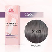 Wella Shinefinity Zero Lift Glaze Demi-Permanent 2oz & Point-Tail Plastic Comb (Bundle)
