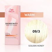 Wella Shinefinity Zero Lift Glaze Demi-Permanent 2oz & Point-Tail Plastic Comb (Bundle)