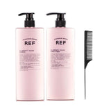 REF Illuminate Colour Shampoo and Conditioner 25.36 Oz. Duo Set (With Free Combs)