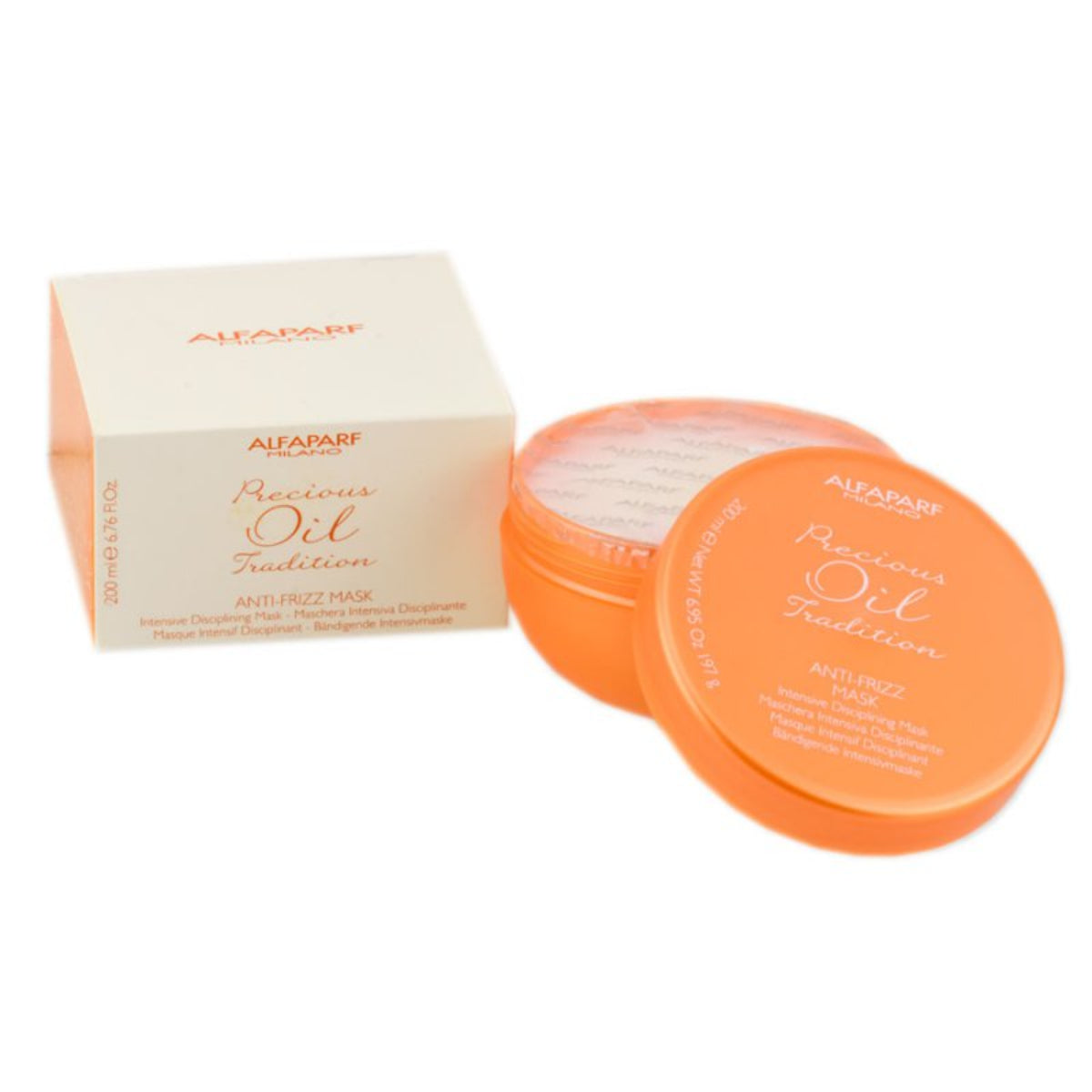 Alfaparf Precious Oil Tradition hair mask packaging on a white background