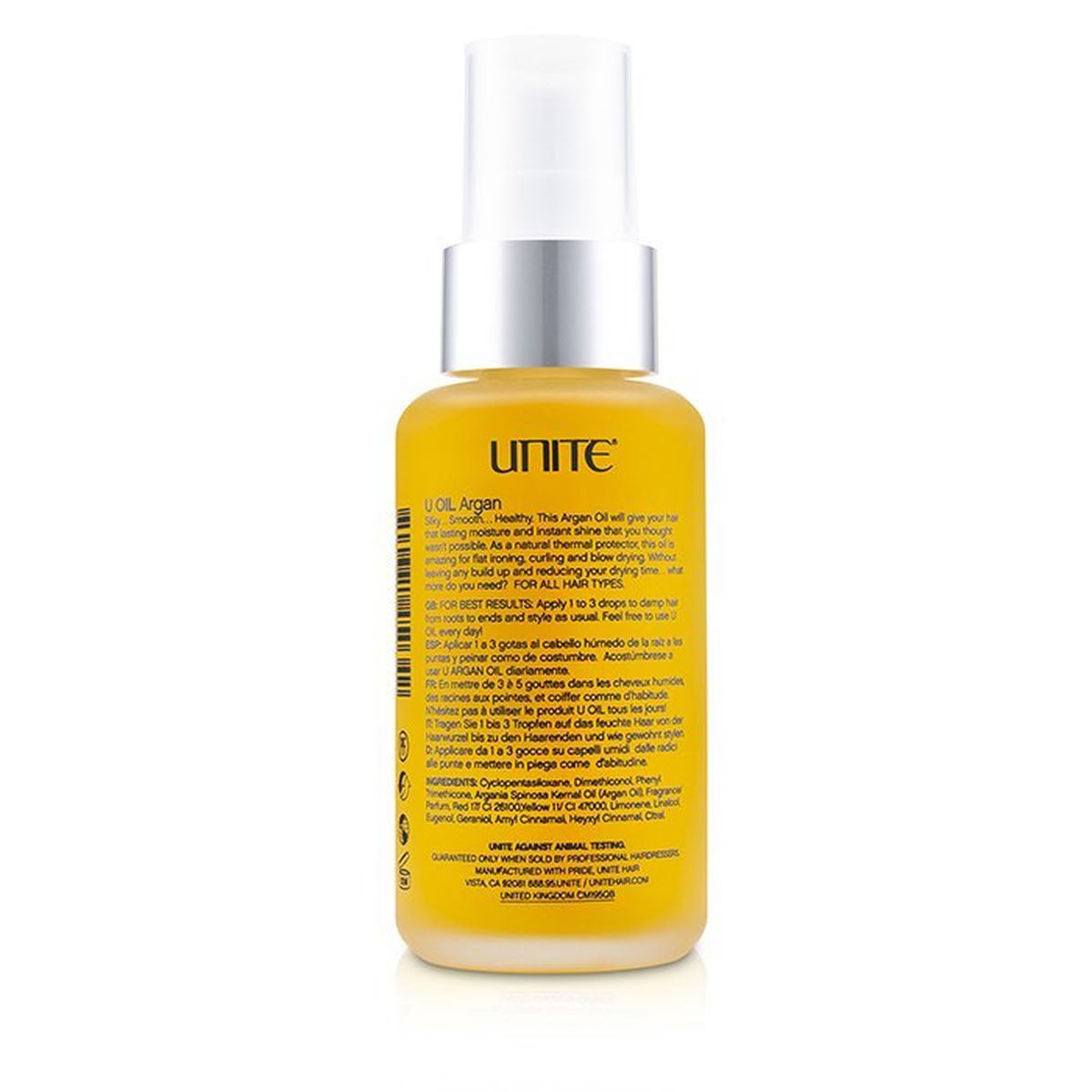 UNITE Hair U Oil - Argan Oil 3.3 Oz / 98 ml