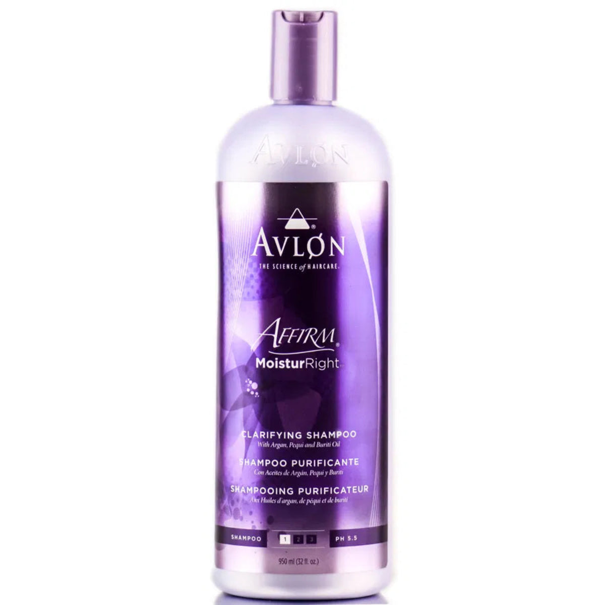 Avlon Affirm MoisturRight shampoo bottle on a white background