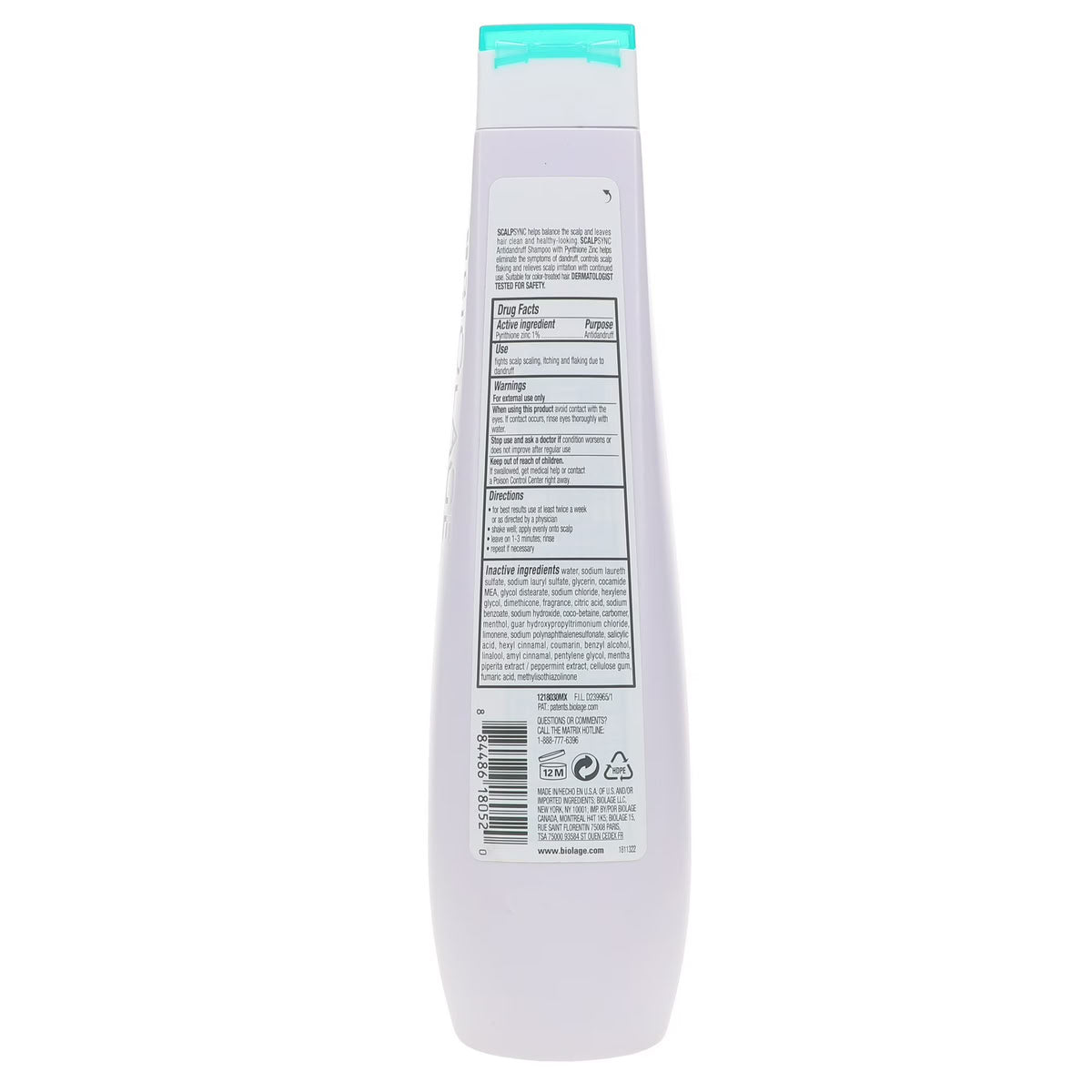 Matrix Biolage Scalpsync Anti-Dandruff Shampoo 13.5 oz