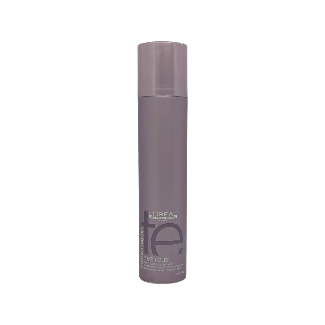L'Oréal Professionnel Texture Expert Fresh Dust Dry Shampoo 3.4 oz – Oil-Absorbing Hair Spray