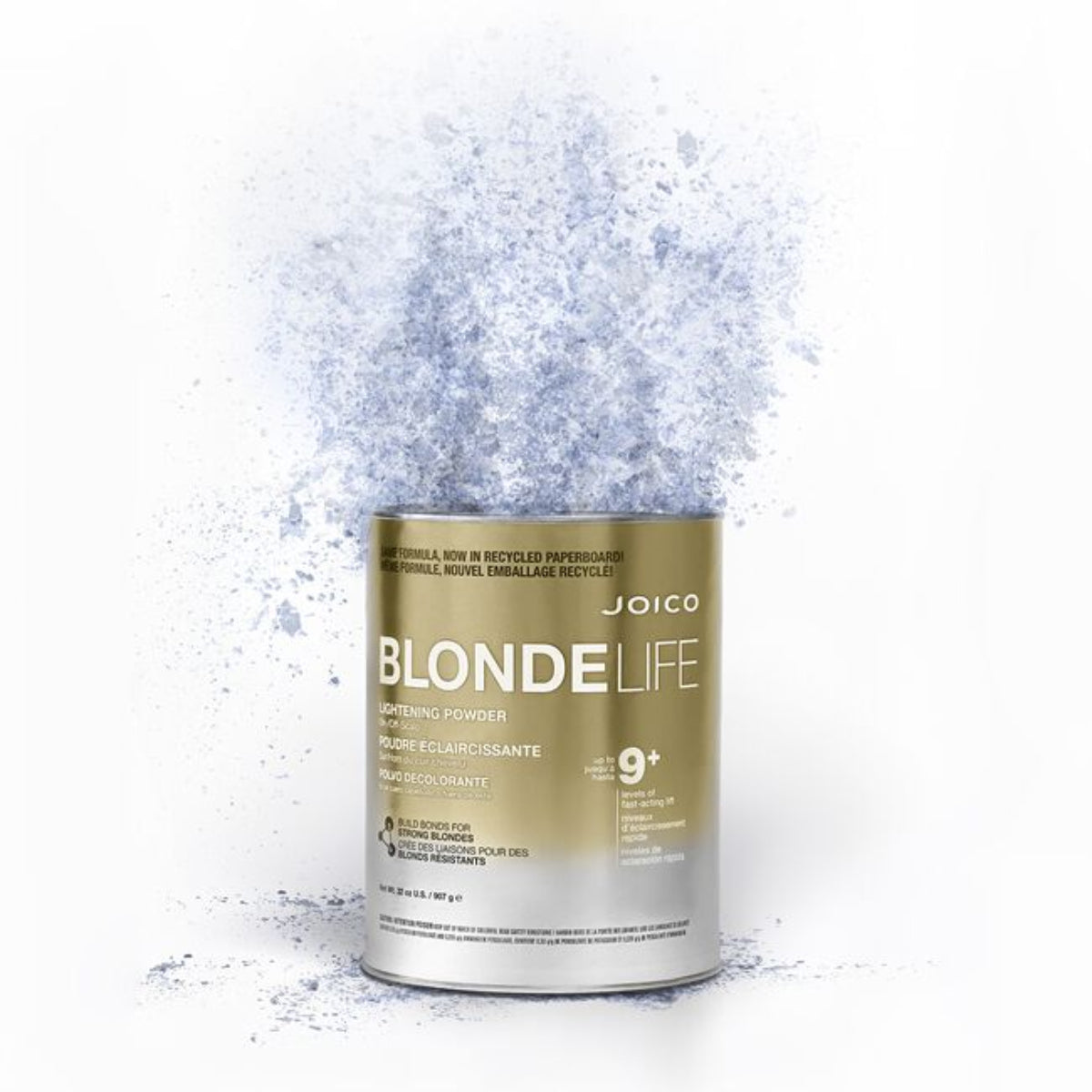 Joico Blonde Life lightening powder with packaging on a white background