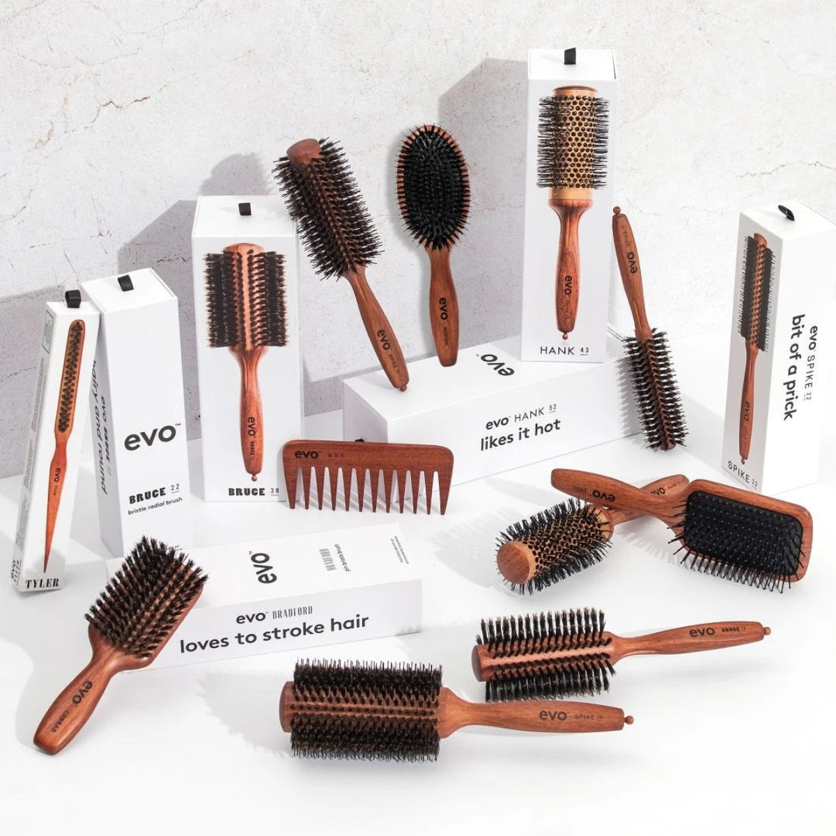 Evo Hank 43mm Ceramic Vented Radial Brush