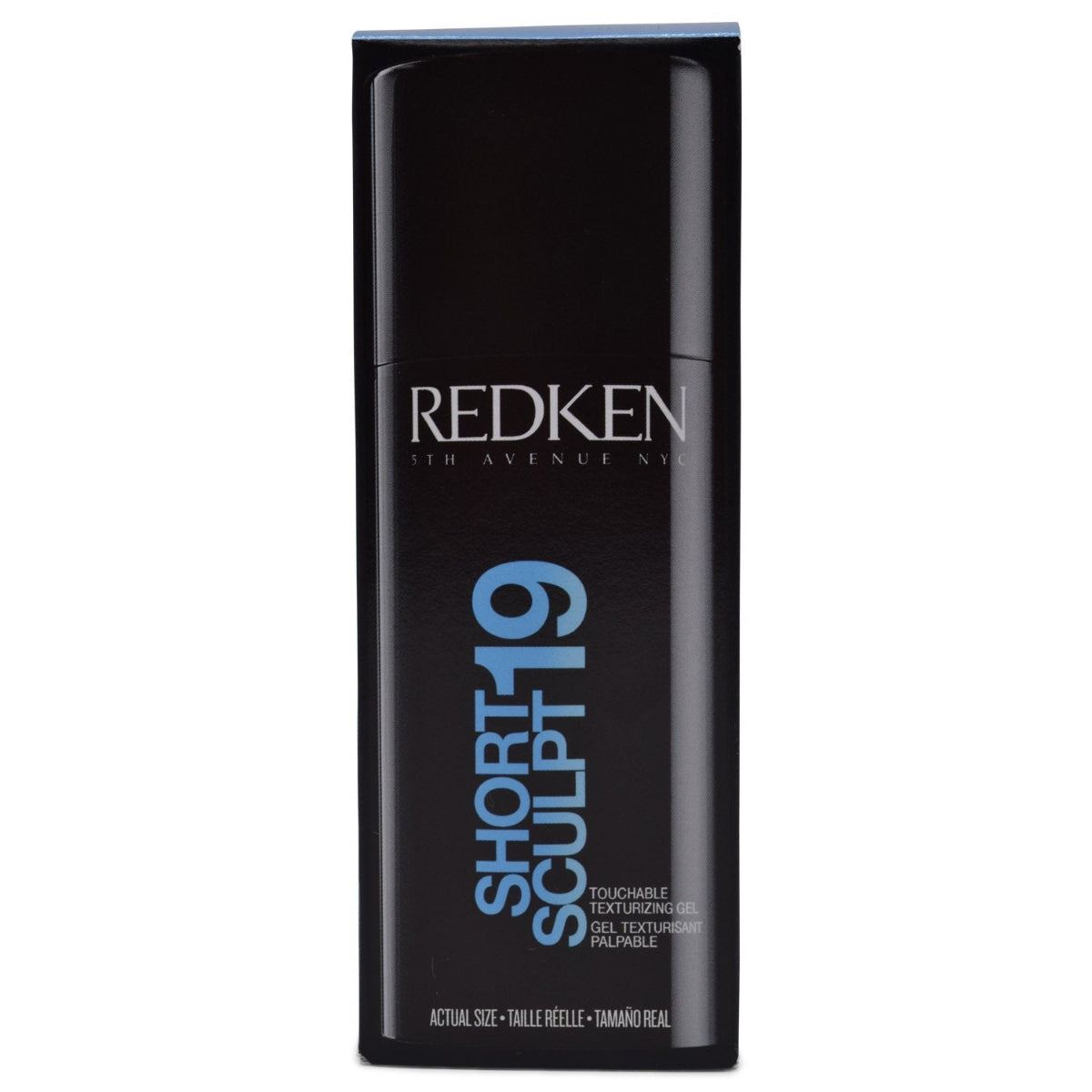 Redken Short Sculpt 19 hair product packaging on a white background
