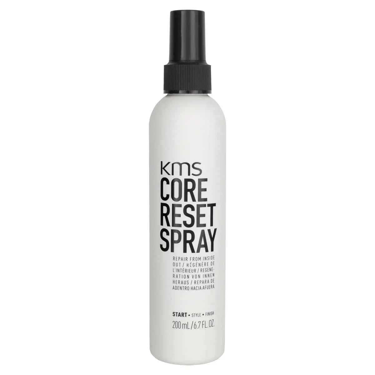 KMS Core Reset Spray bottle on a white background