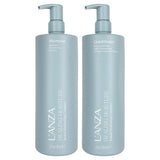 L'ANZA Healing Moisture Shampoo & Conditioner Liter Duo – 32 oz Each