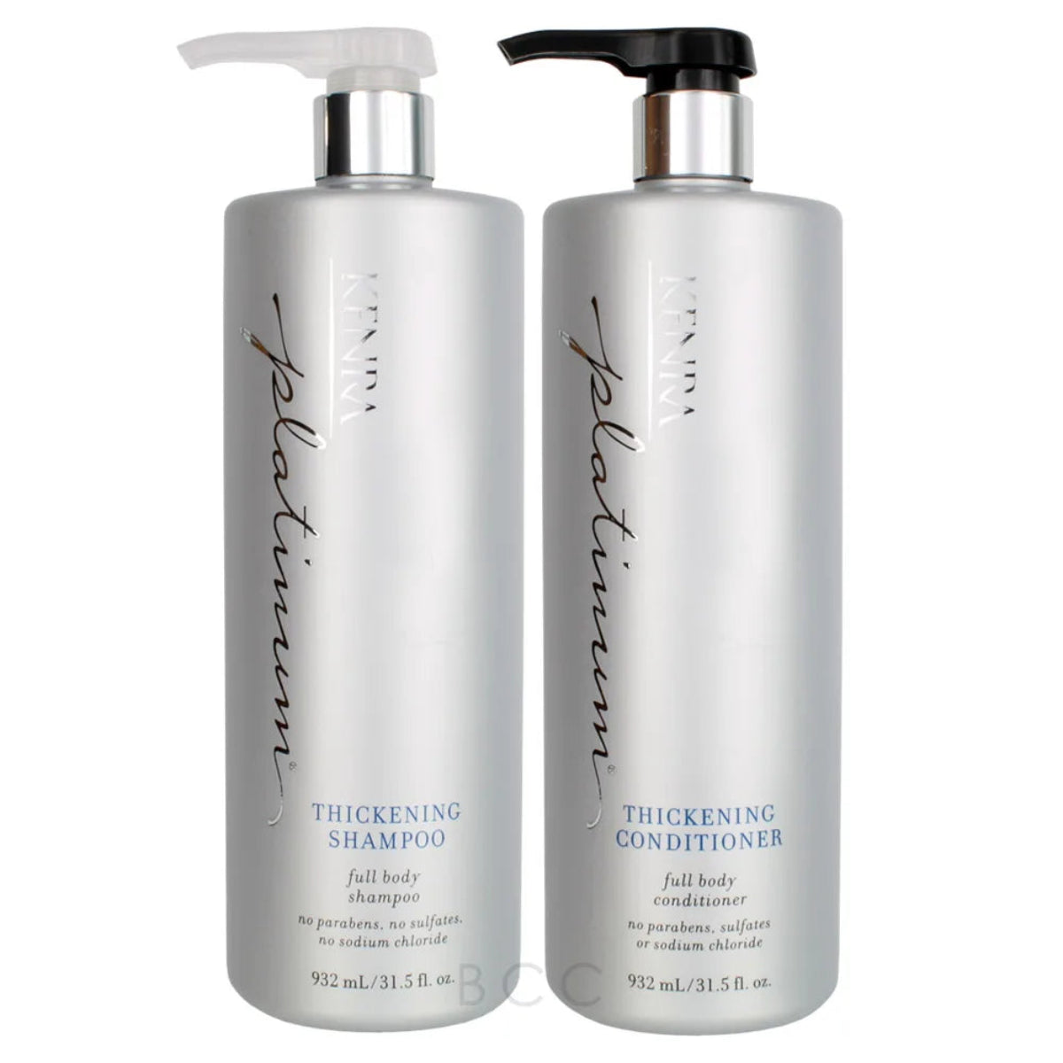 Kenra Platinum Thickening Shampoo & Conditioner Liter Set-iShampoos.com