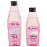 Redken Diamond Oil Glow Dry Gloss Shampoo 10.1 oz & Conditioner 8.5 oz Duo