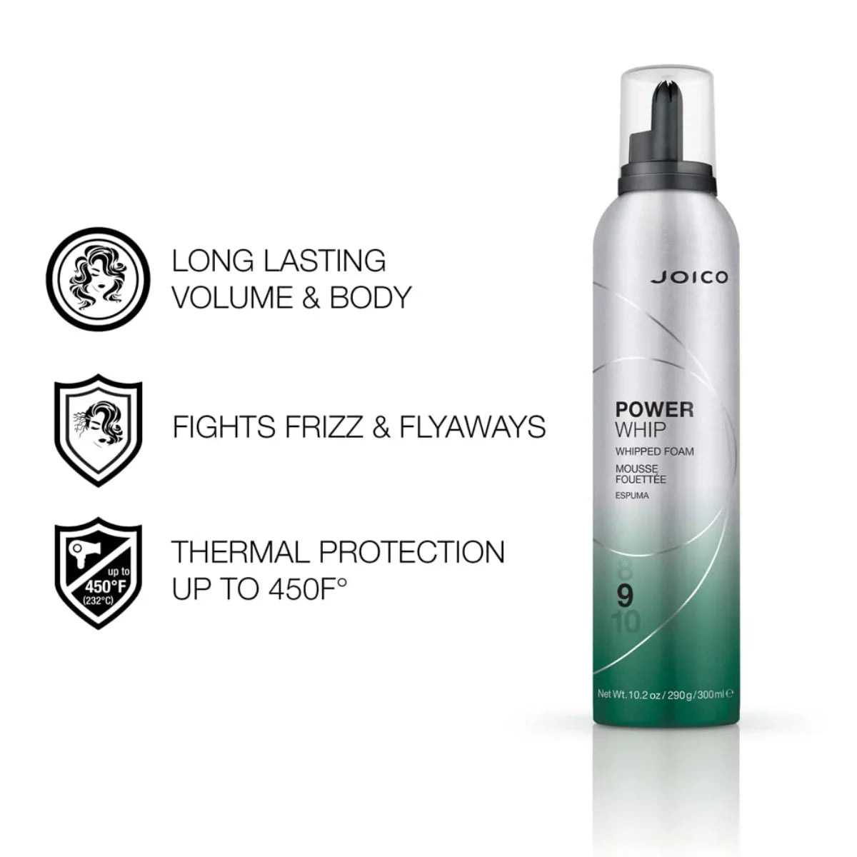 Joico Power Whip Whipped Foam styling mousse