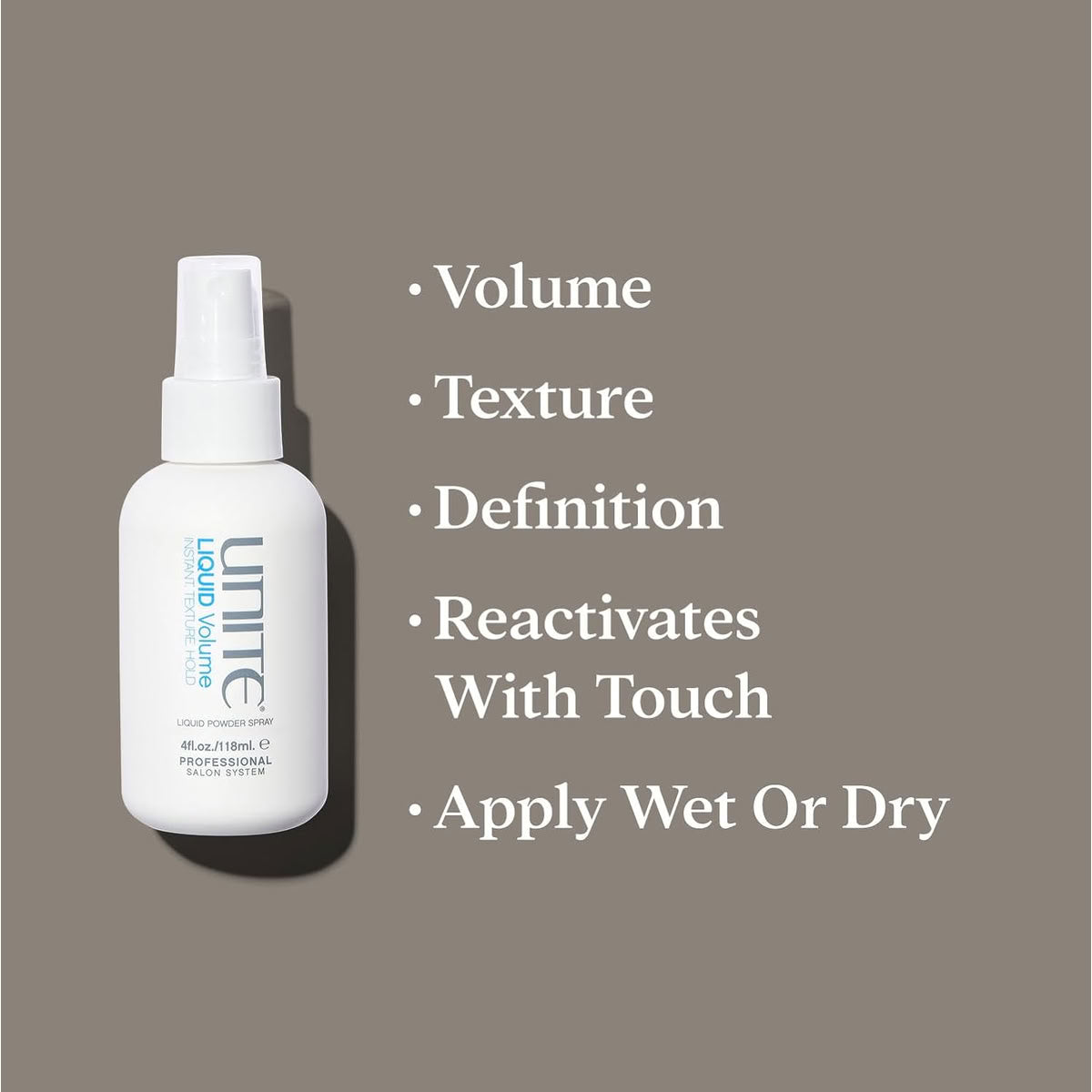 UNITE Hair LIQUID Volume - Liquid Powder Spray 4 Oz