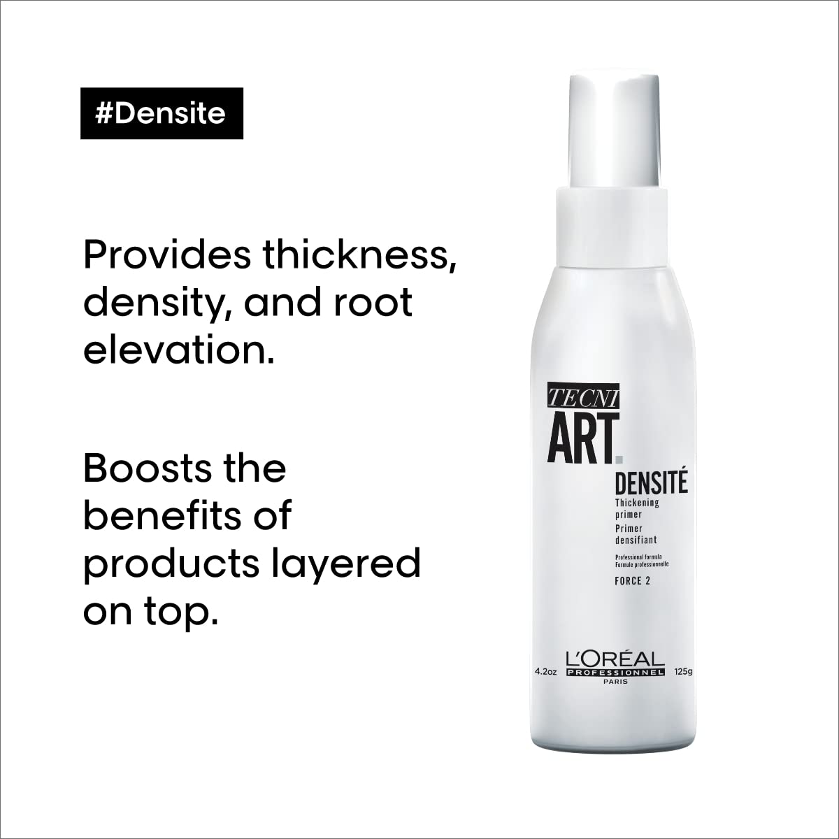 L'Oréal Professionnel Paris Densité Primer Spray – Volumizing & Thickening Leave-In for Fine Hair