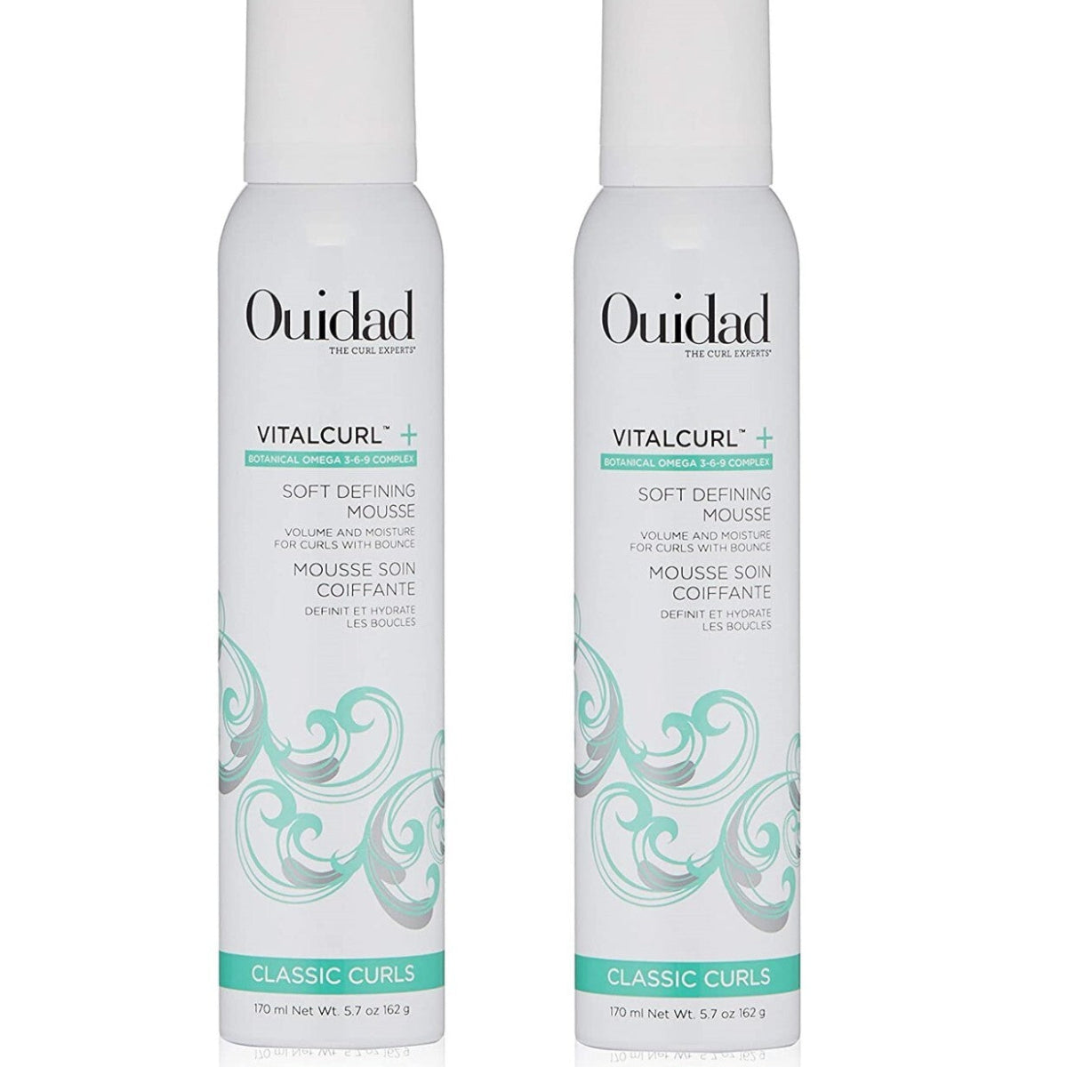 Ouidad Vitalcurl+ Soft Defining Mousse 5.7 oz  - 2 Pack