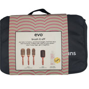 evo Brush it Off 4Brush Set With Carrying Case + Easy Tiger 6.8oz