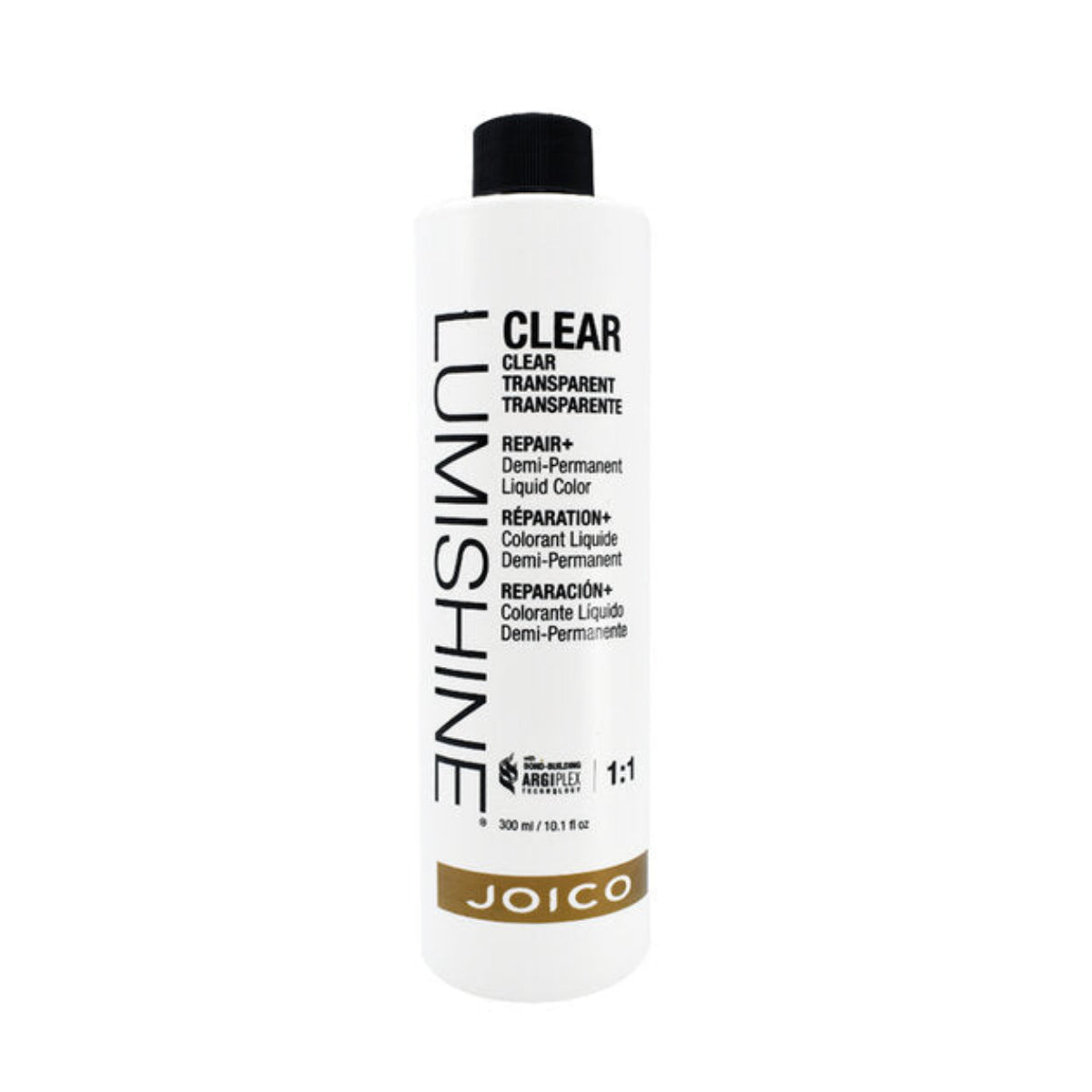Joico LumiShine Clear Repair+ Demi-Permanent Liquid Color 10.1 oz – Professional Clear Gloss