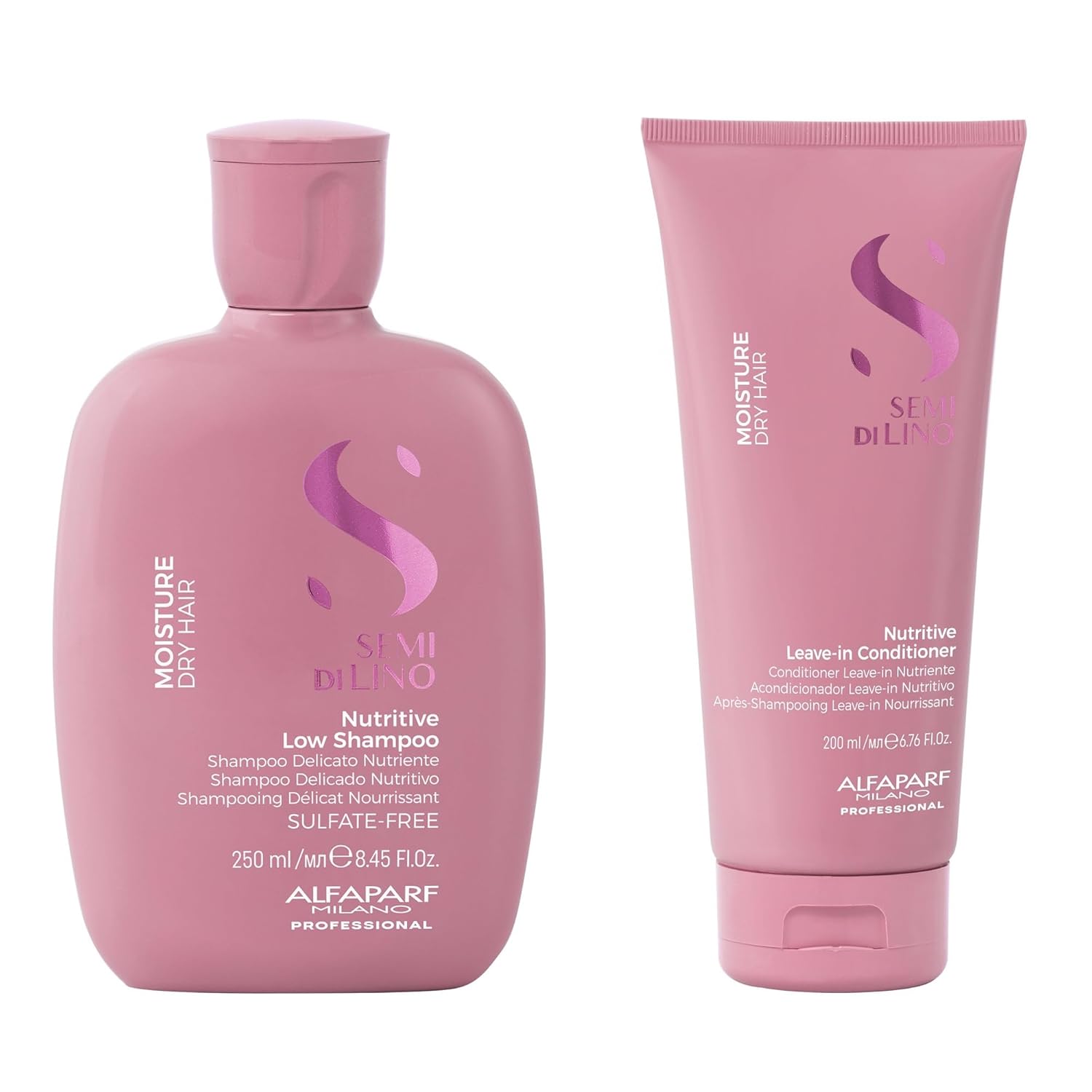 Alfaparf Milano Semi di Lino Moisture Shampoo & Conditioner Set