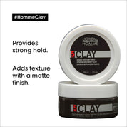 L'oreal Homme Clay 5 Strong Hold Matt Clay