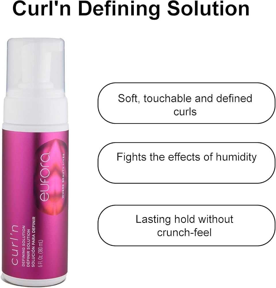 Eufora Curl'n Defining Solution Anti-Frizz Curl Styling Cream