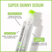 Paul Mitchell Smoothing Super Skinny Serum 5.1 oz – Anti-Frizz Hair Serum & Heat Protectant