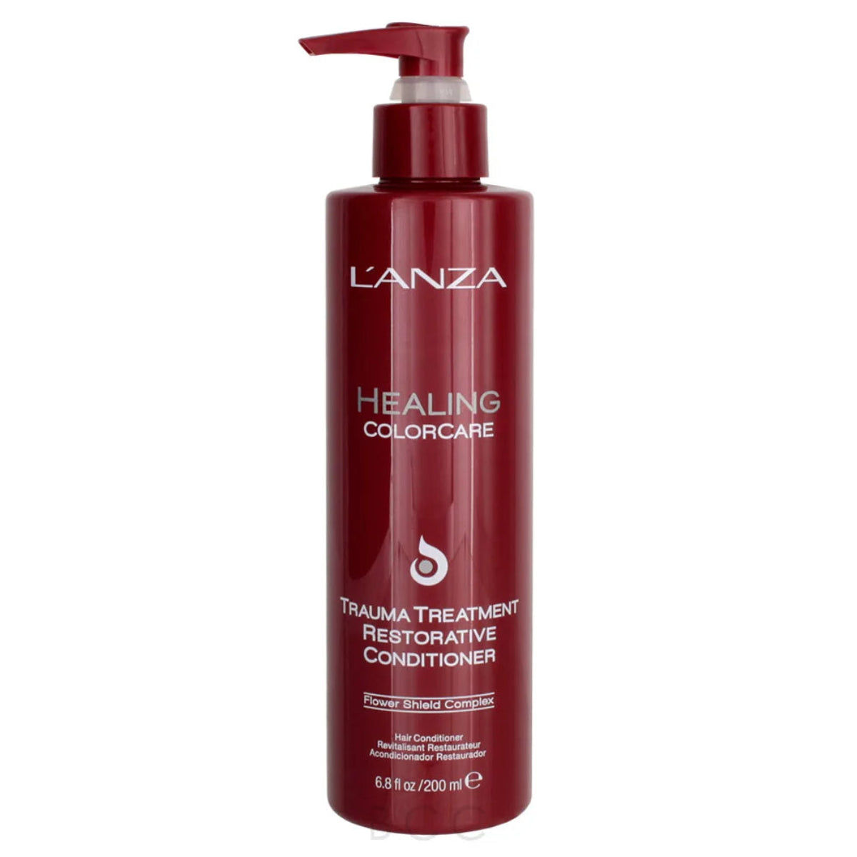 L'ANZA Healing Colorcare conditioner bottle on a white background