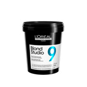 L'Oreal Blond Studio hair product container on a white background