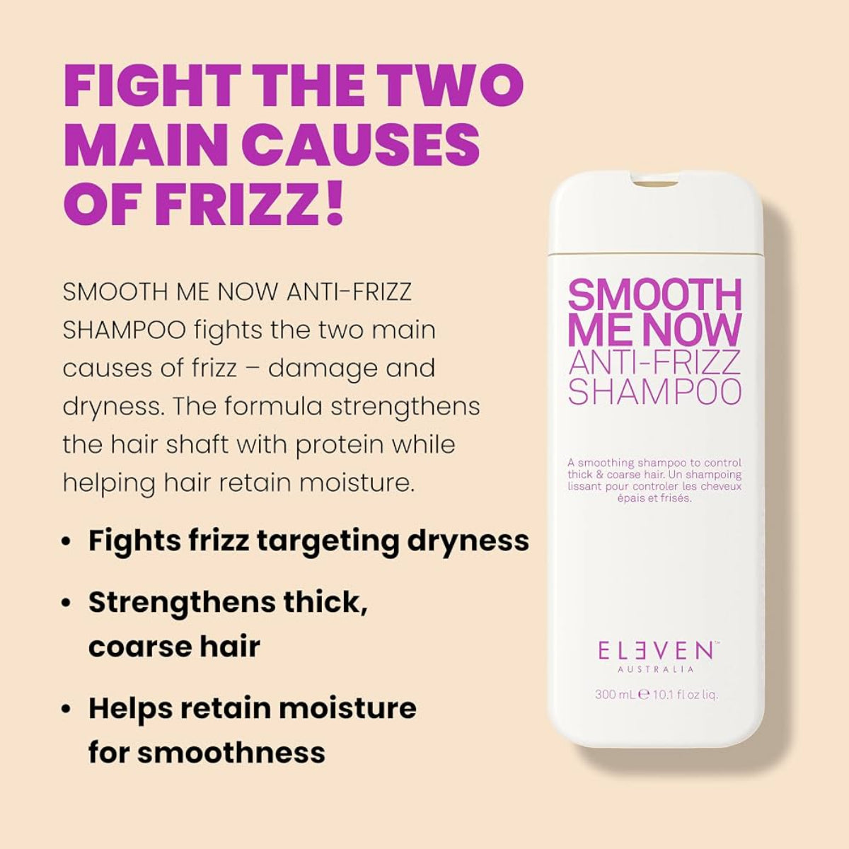ELEVEN Australia Smooth Me Now Anti-Frizz Shampoo