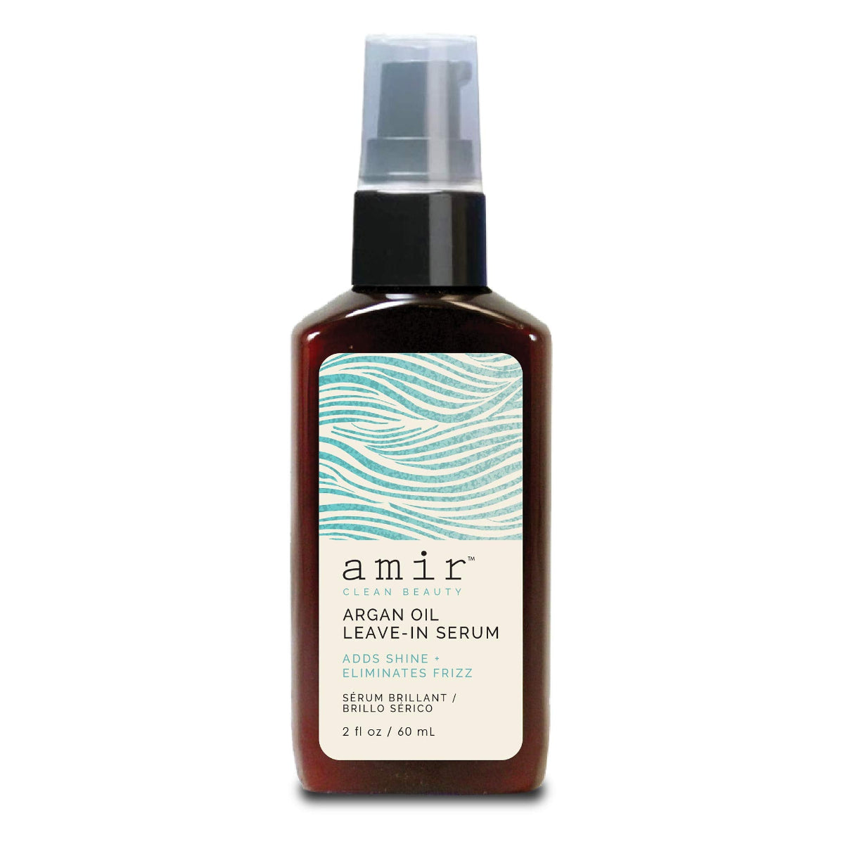 Amir Argan Oil Leave-In Serum bottle on a white background