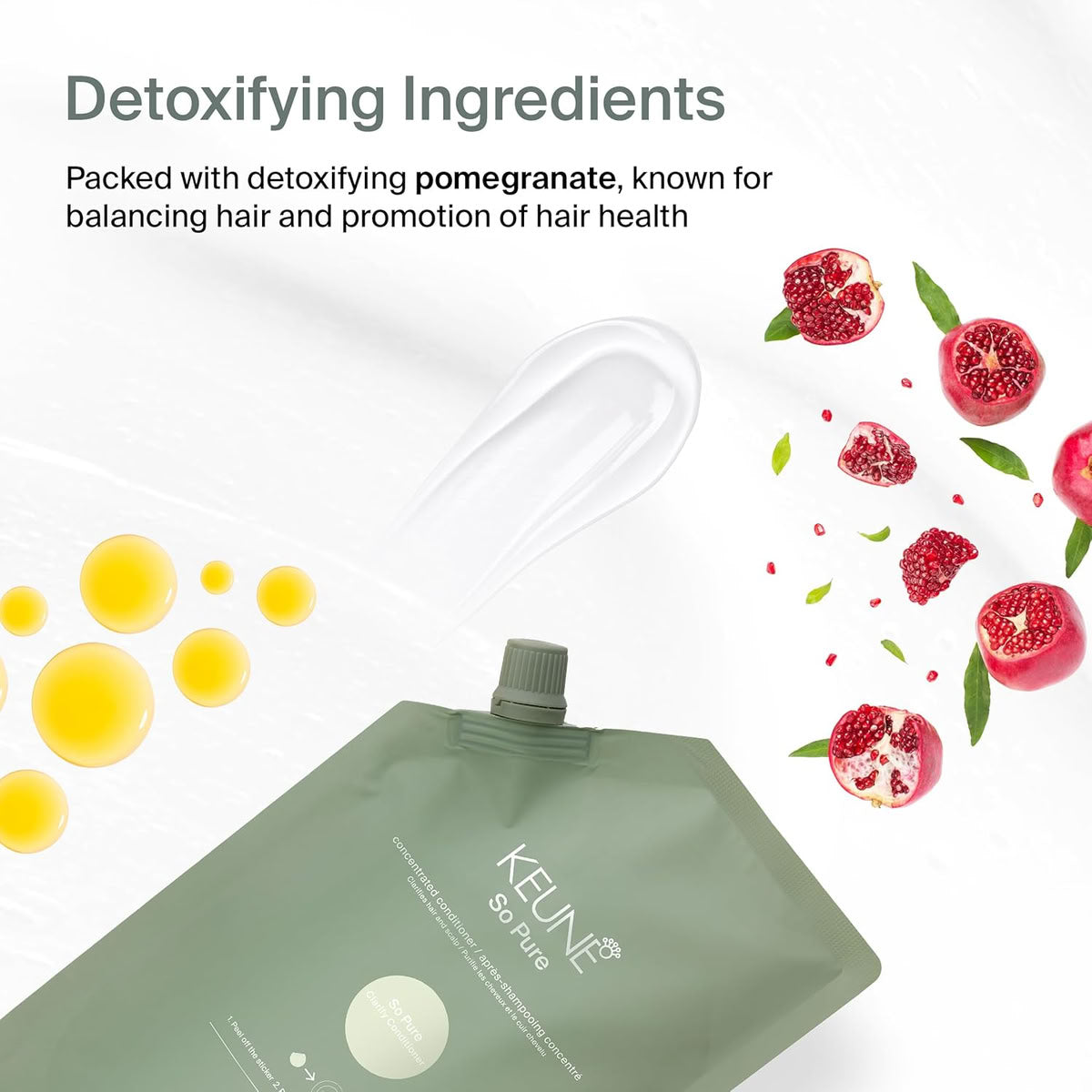 Keune So Pure Clarify Conditioner Refill, Anti-Pollution and Hair Health Formula