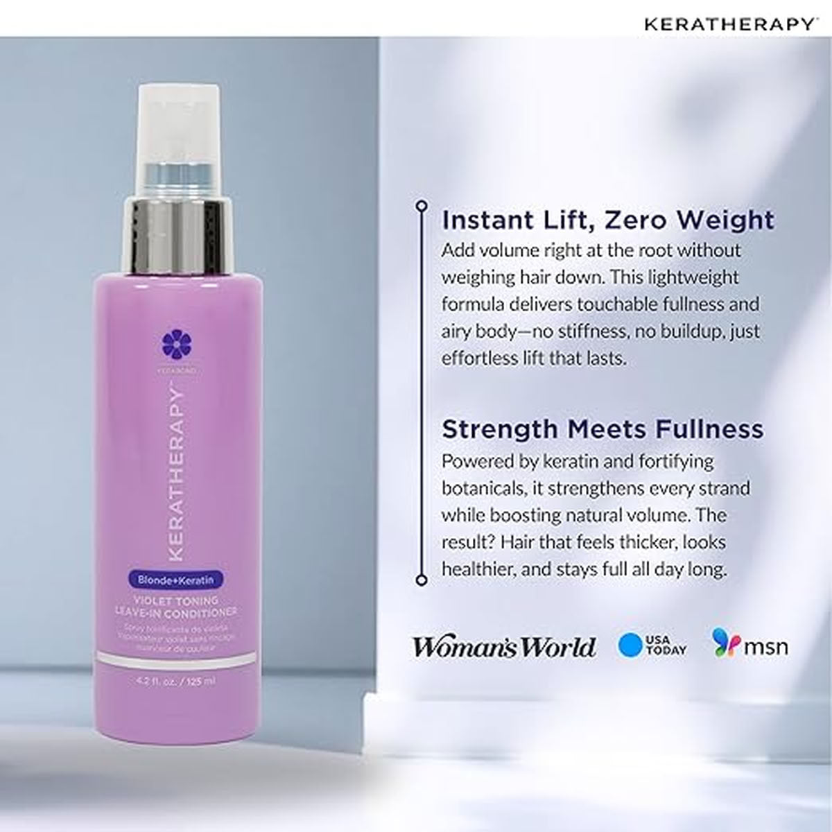 Keratherapy Totally Blonde Violet Toning Leave-In Spray