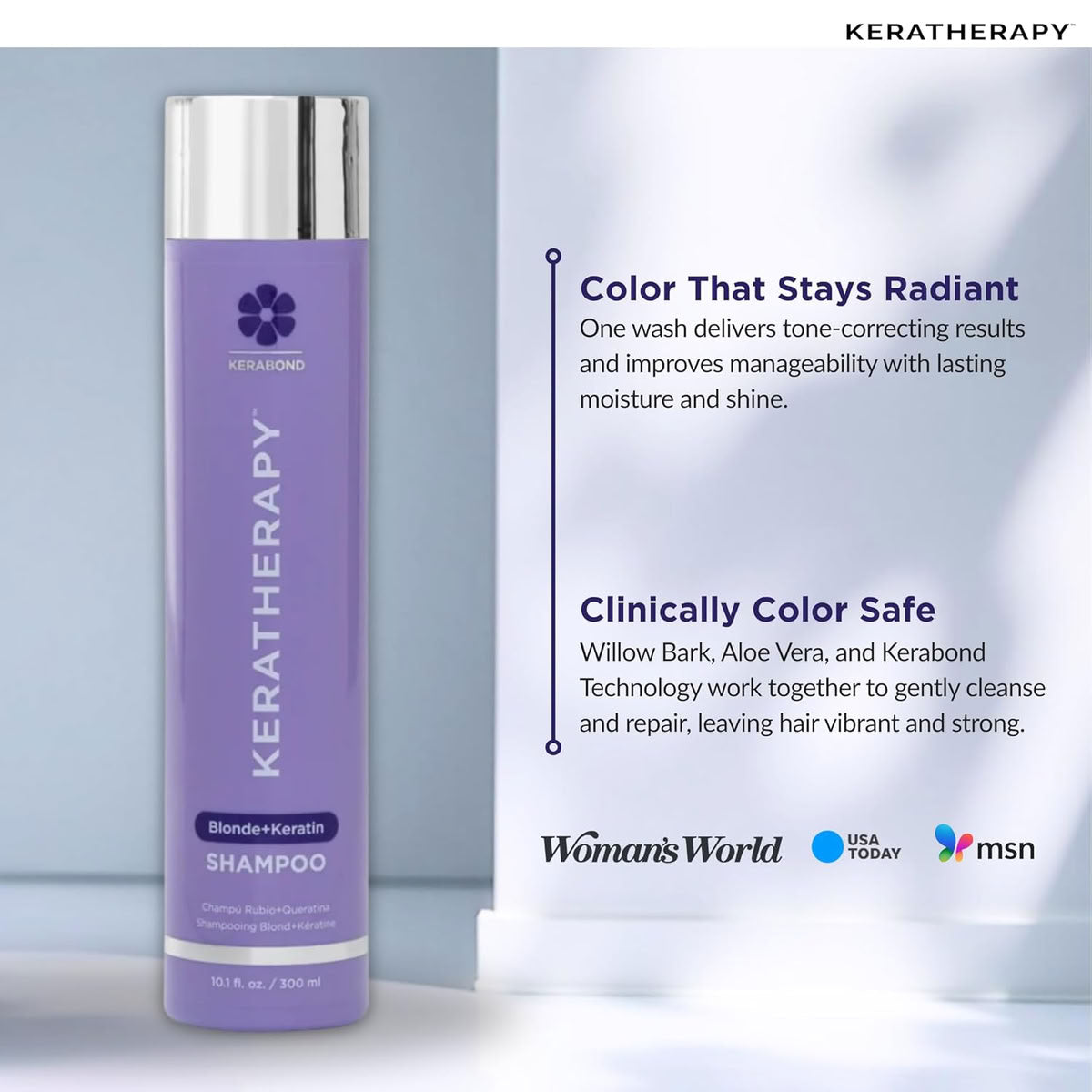 Keratherapy Totally Blonde Violet Toning Shampoo