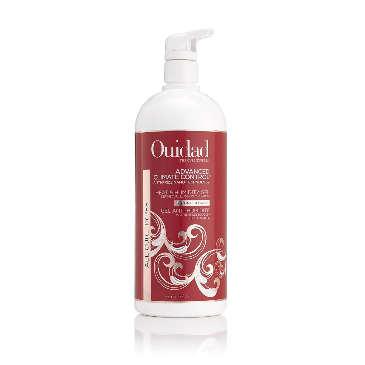 Ouidad Advanced Climate Control Heat & Humidity Stronger Hold Gel 33.8 oz