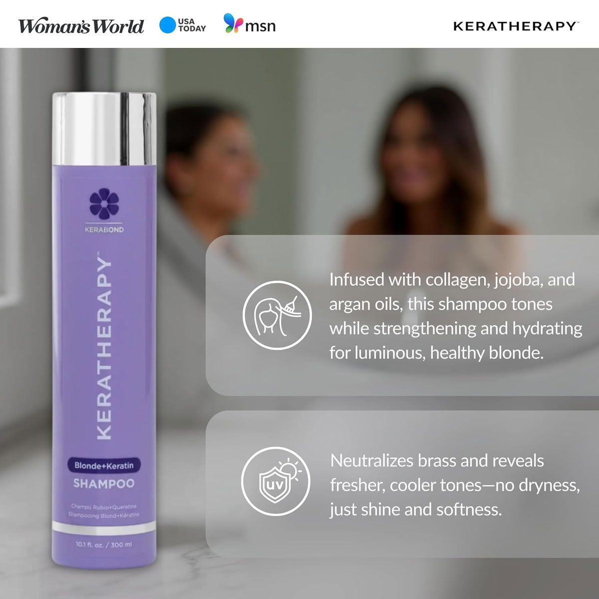 Keratherapy Totally Blonde Violet Toning Shampoo