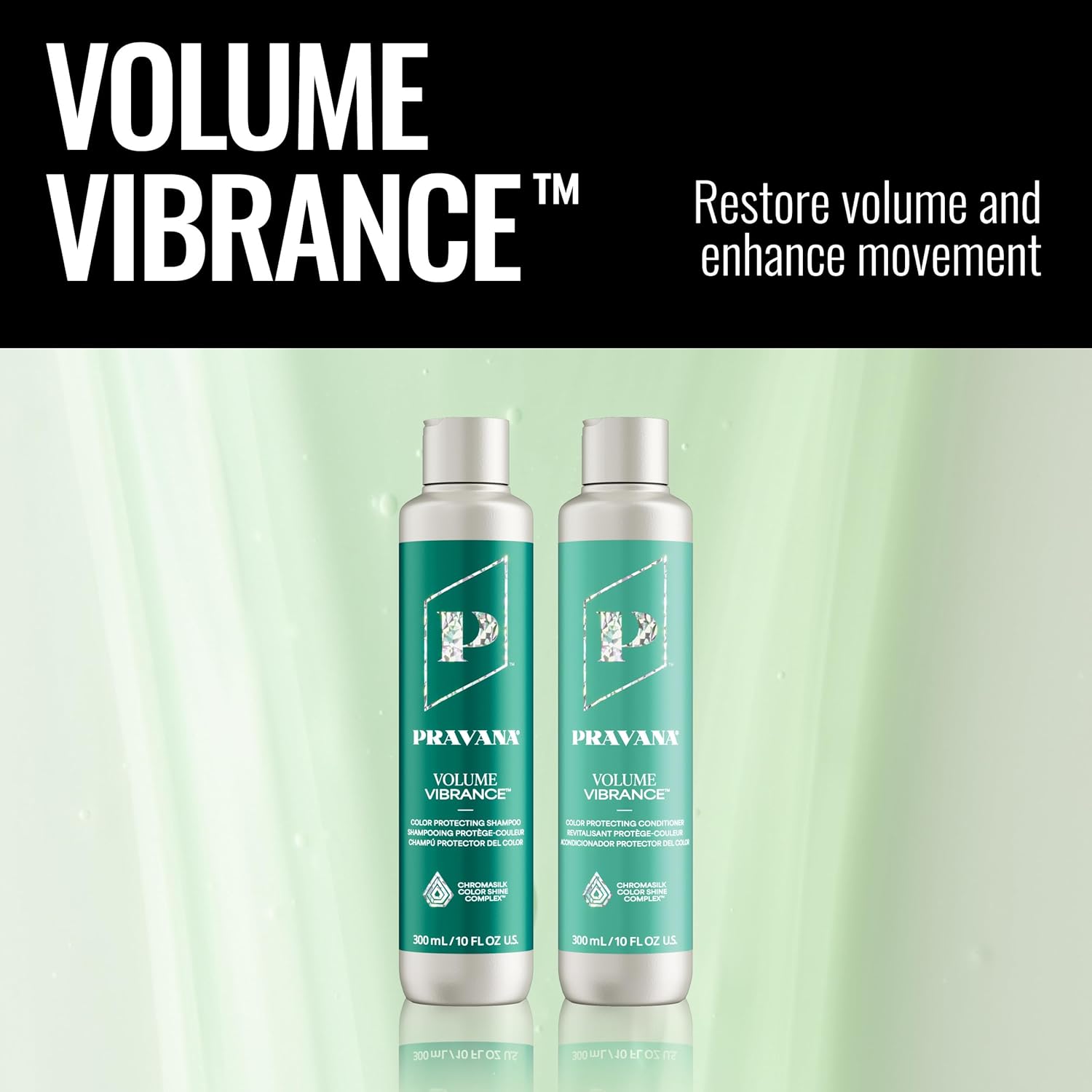 Pravana Vibrance Volume Shampoo and Conditioner Duo Set
