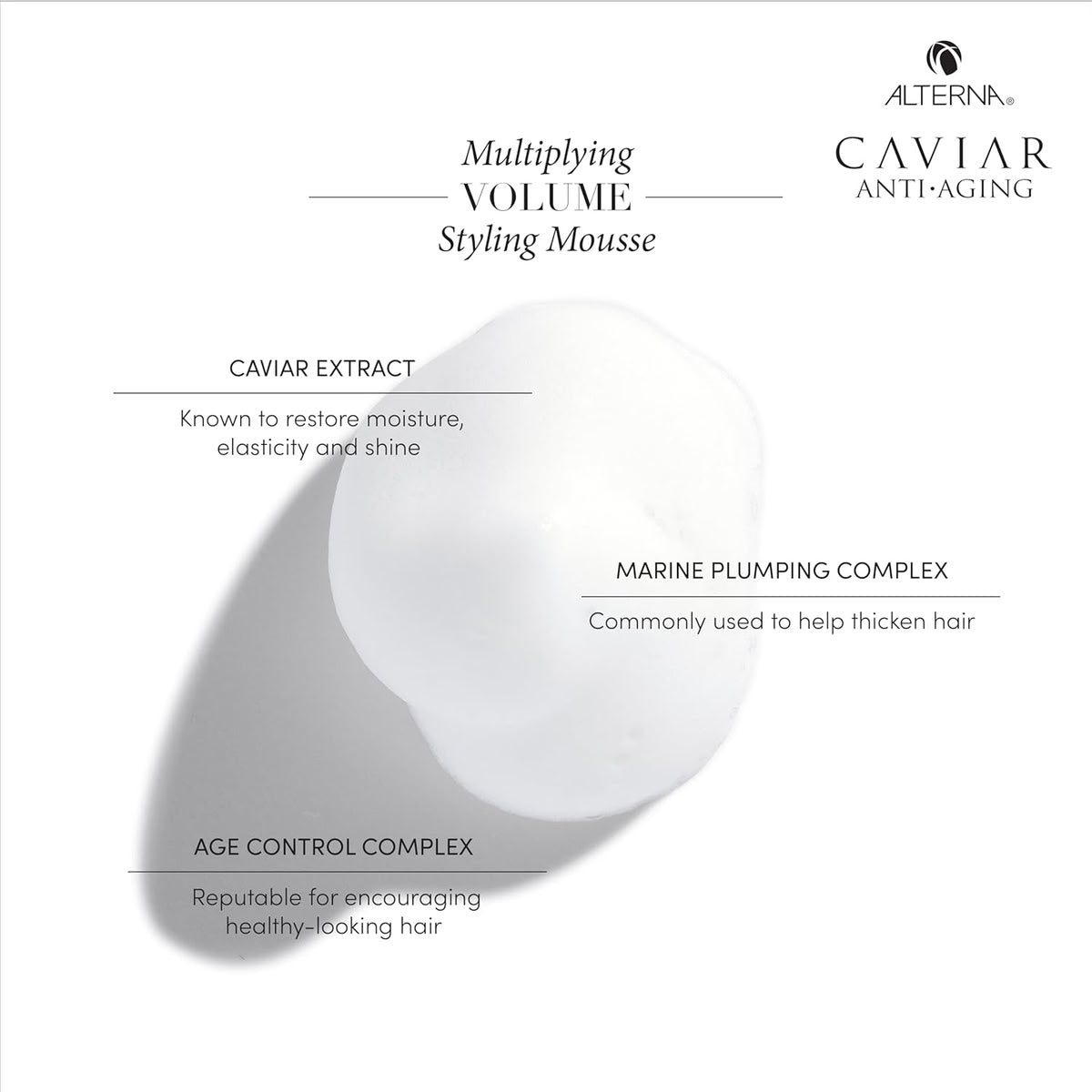 Alterna Caviar Anti-Aging Multiplying Volume Styling Mousse