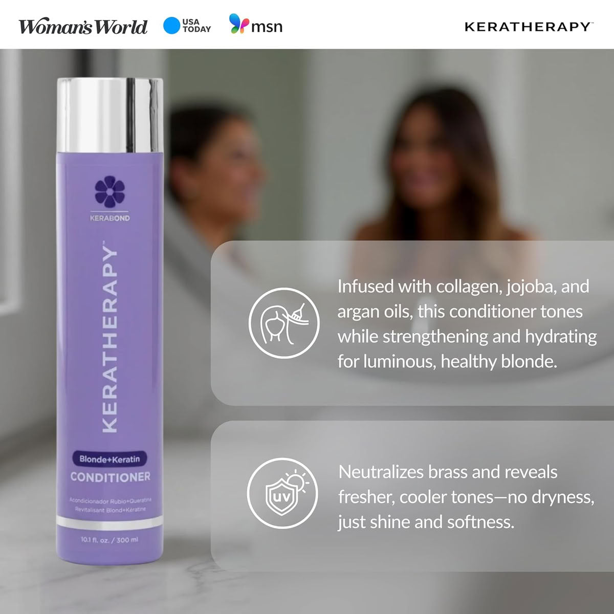 Keratherapy Totally Blonde Violet Toning Conditioner