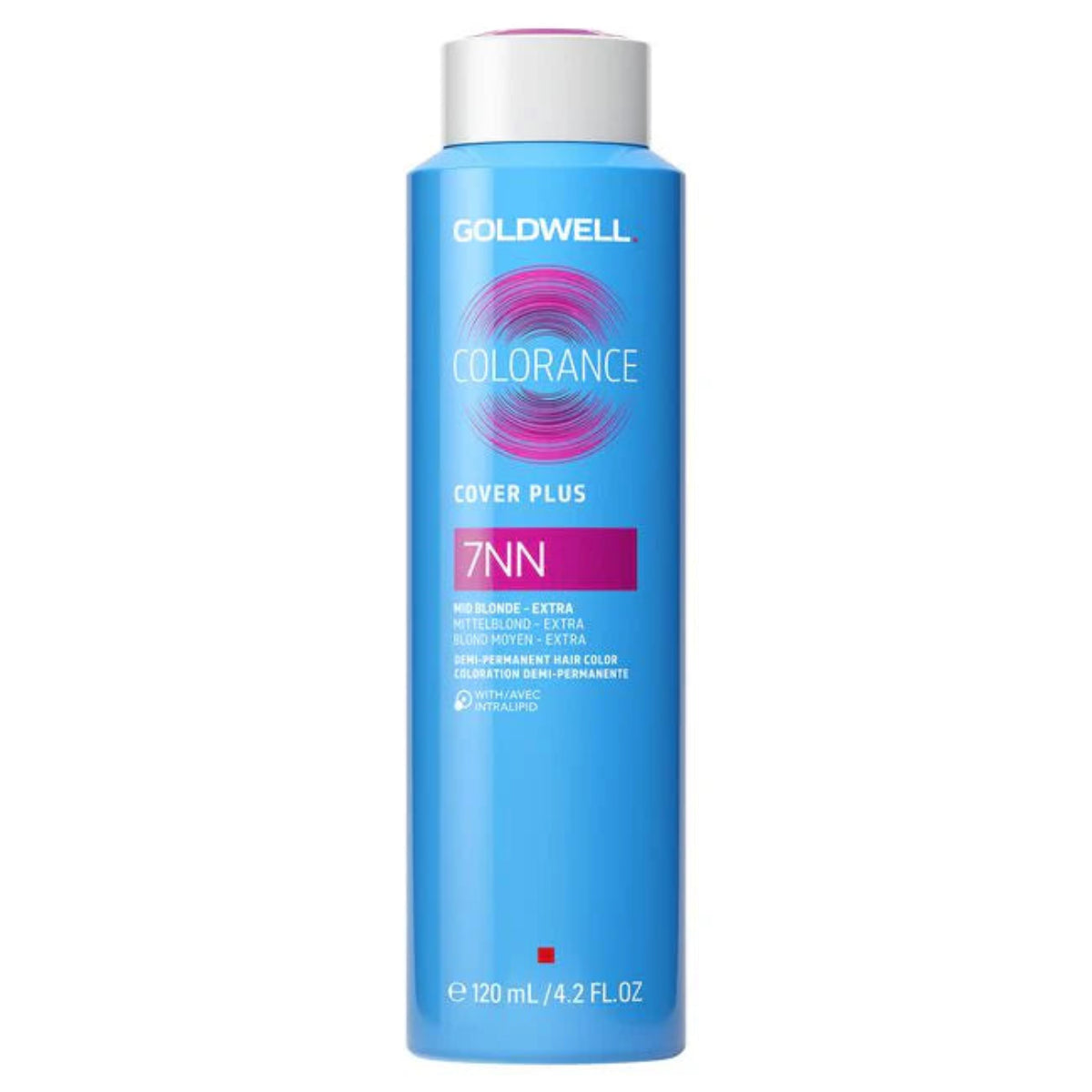 Goldwell Colorance Cover Plus hair color bottle on a white background