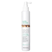 Milk Shake Volume Solution volumizing styling spray bottle on a white background