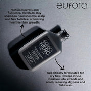Eufora Hero For Men Black Clay Shampoo