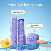 Amika Bust Your Brass Cool Blonde  Repair Shampoo