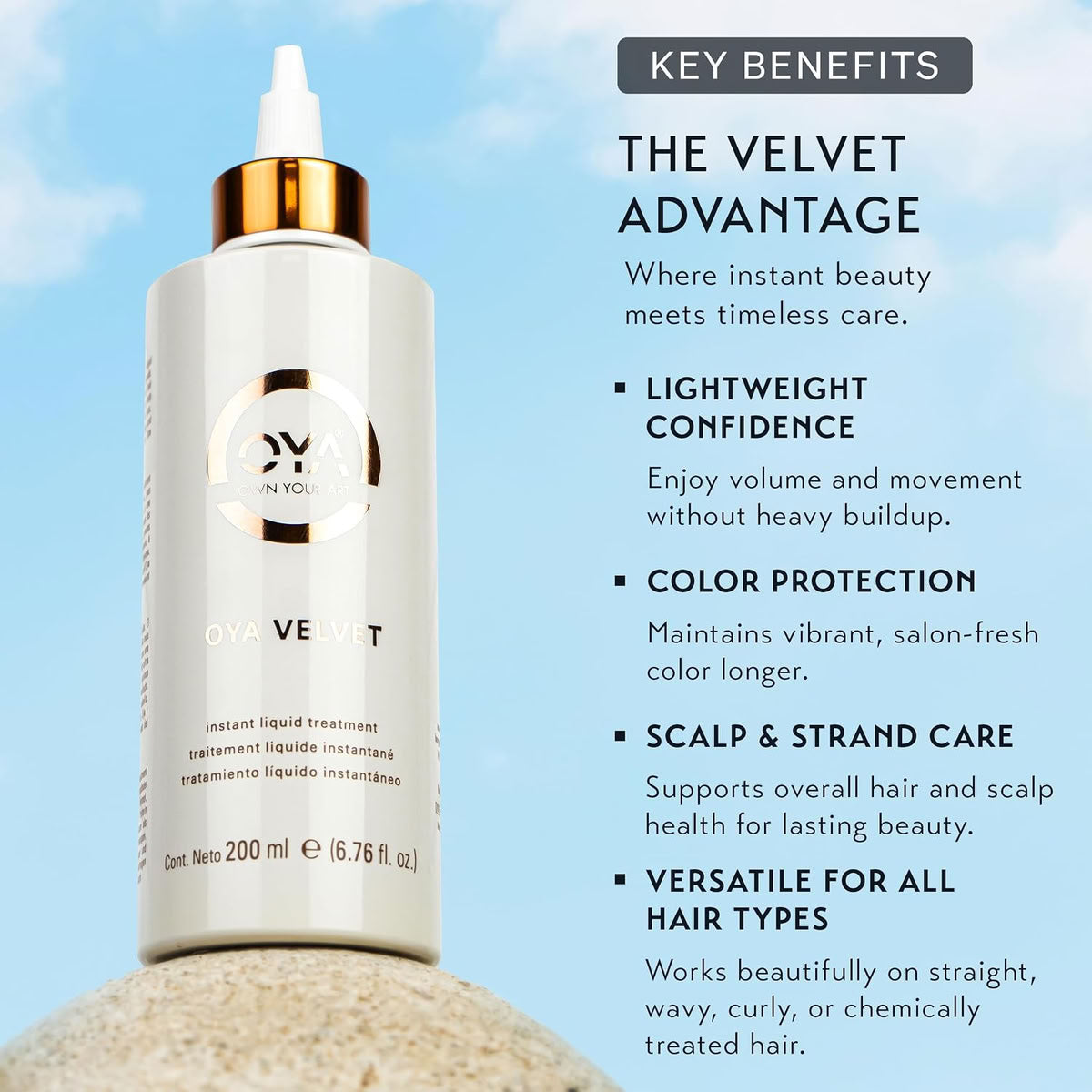 OYA Own Your Art Velvet Instant Liquid Treatment 6.76 Oz