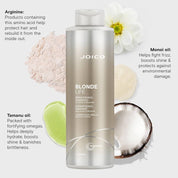Joico Blonde Life Brightening Shampoo – For Soft, Smooth, Sulfate-Free Care of Blonde Hair