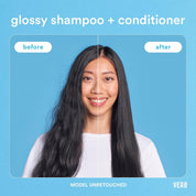 VERB Glossy Shampoo Conditioner & Shine Spray Bundle