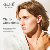 Keune So Pure Clarify Conditioner Refill, Anti-Pollution and Hair Health Formula