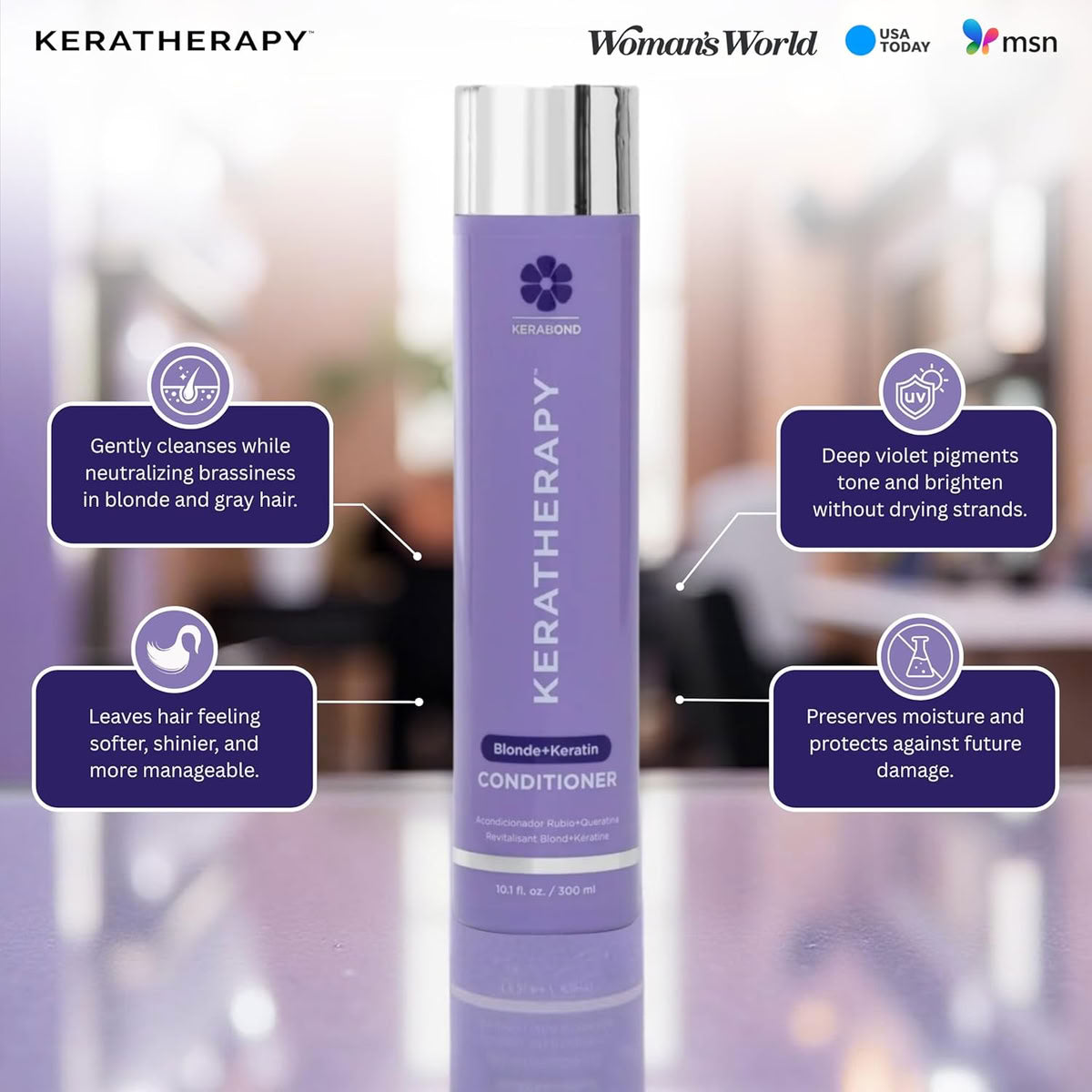 Keratherapy Totally Blonde Violet Toning Conditioner