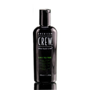 American Crew 3-in-1 Tea Tree Shampoo, Conditioner & Body Wash 4 Pack