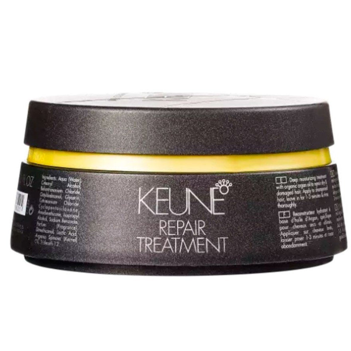 Keune Repair Treatment jar on a white background